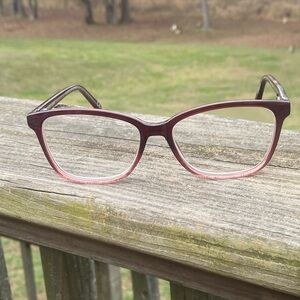 Foster Grant Readers glasses +2.50 translucent maroon color 53[]15 140